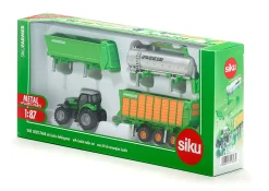 DEUTZ-FAHR mit Joskin Anhängerset
