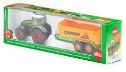 Fendt mit Hakenliftfahrgestell und Mulde