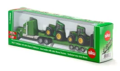 Freightliner Tieflader mit John Deere Traktoren