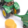 John Deere Traktor mit Ballenpresse