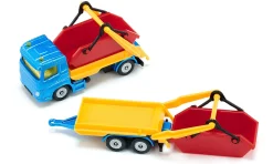 LKW mit Absetzmulde und Anhänger