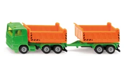 LKW mit Kippmulde und Kippanhänger