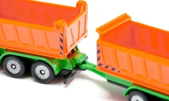 LKW mit Kippmulde und Kippanhänger