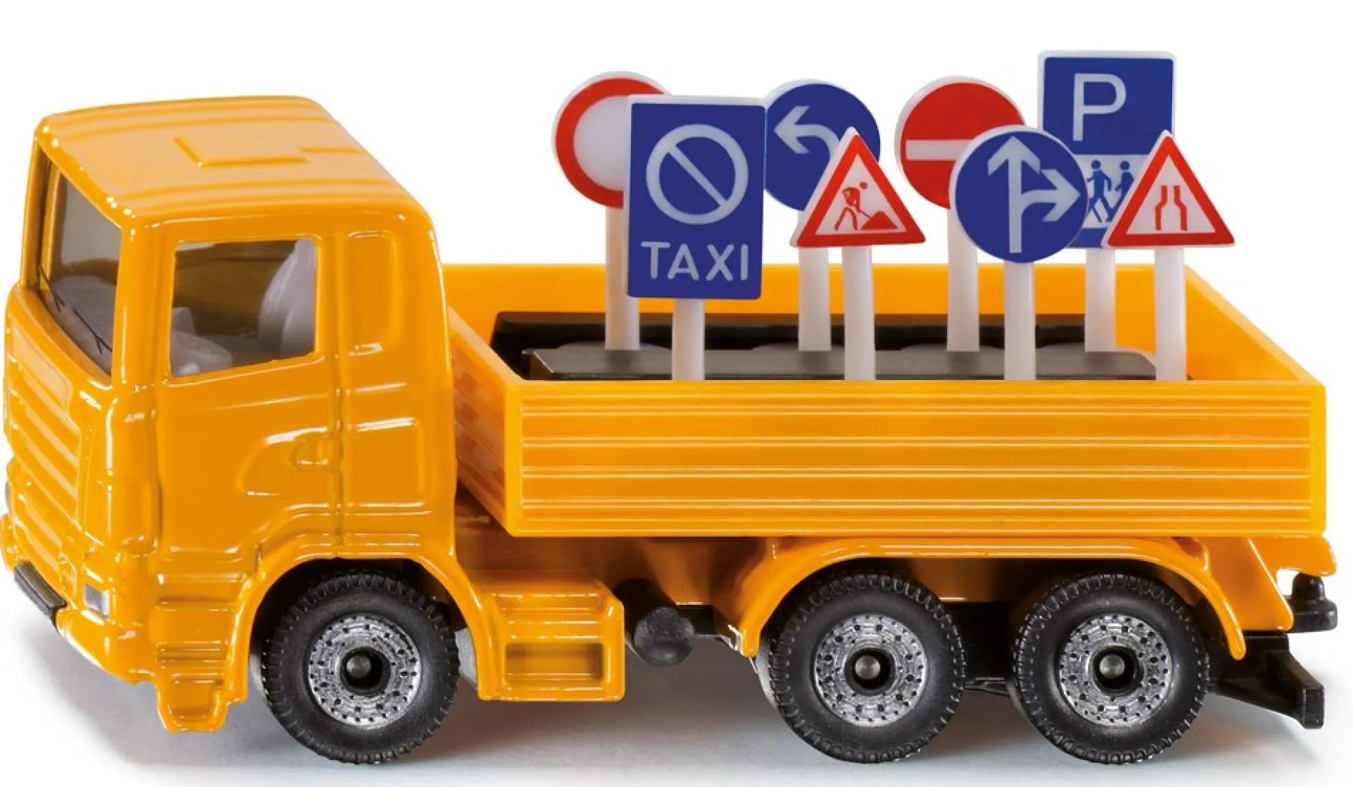 LKW mit Verkehrszeichen