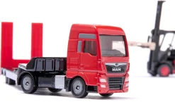 MAN LKW mit Linde Gabelstapler