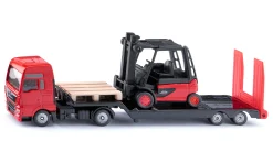 MAN LKW mit Linde Gabelstapler