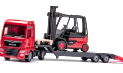 MAN LKW mit Linde Gabelstapler
