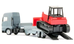 MAN Lkw mit Planierraupe