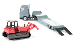 MAN Lkw mit Planierraupe