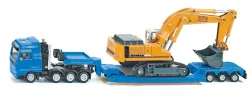 MAN Schwertransporter mit Liebherr Bagger
