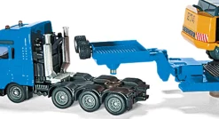 MAN Schwertransporter mit Liebherr Bagger