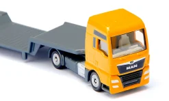 MAN Tieflader mit Bagger