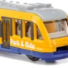 Nahverkehrszug, "park & ride", gelb/blau