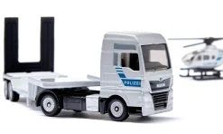 siku MAN Lkw mit Polizei Helikopter