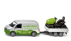 siku VW T6 mit Rasentraktor