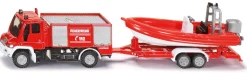 Unimog Feuerwehr mit Boot