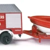 Unimog Feuerwehr mit Boot Frankreich